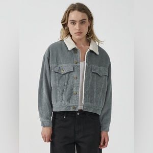 Thrills co Jodie Cord Jacket - scrubs green AU size 8